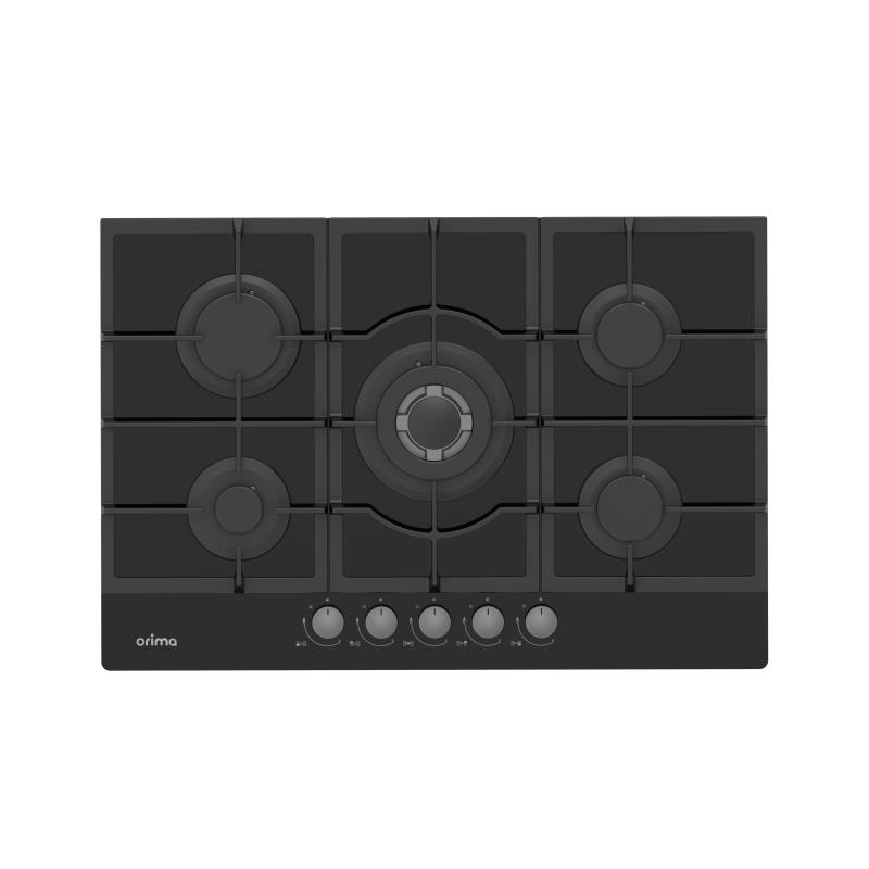 Encastre Placas Cristal Gás Placas Cristal Gás 70cm