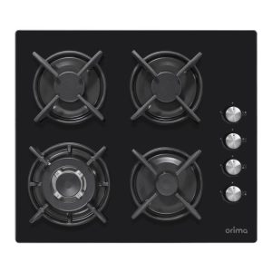 Encastre Placas Cristal Gás Placas Cristal Gás 60cm