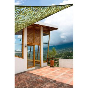 Toldo de camuflagem reversível militar 3 x 4 m