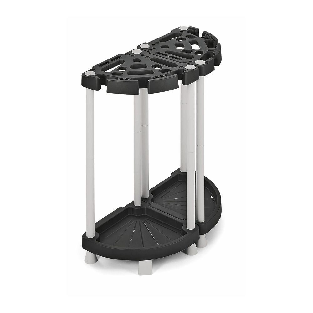 Suporte de ferramentas de jardim de alumínio / pvc 73 x 37,5 x 77,5 cm