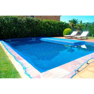 Malha para piscina 4x8m leaf pool cobver
