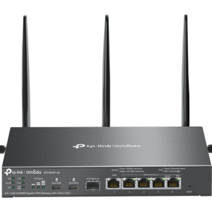 TP-Link ER706WP-4G router Inalâmbrico Gigabit Ethernet Doble banda (2,4 GHz / 5 GHz) preto