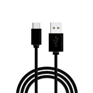 Cable USB Compatible COOL Universal TIPO-C (1.2 metros) preto  2.4 Amp