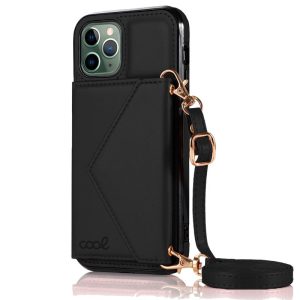 Capa COOL para iPhone 11 Pro Max Colgante Wallet preto