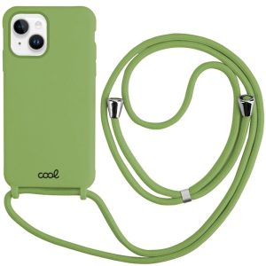 Capa COOL para iPhone 14 Plus Cordón Liso Pistacho