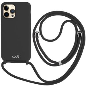 Capa COOL para iPhone 14 Pro Max Cordón Liso preto