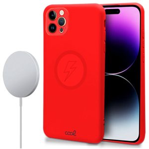 Capa COOL Para iPhone 14 Pro Max Magnética Cover vermelho