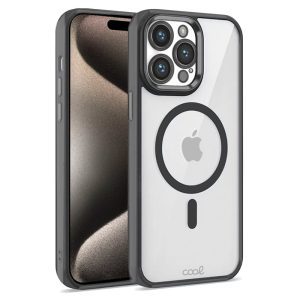 Capa COOL para iPhone 15 Pro Max Magnética Borde preto