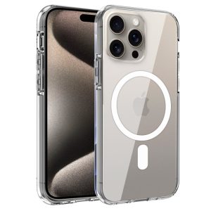 Capa COOL para iPhone 15 Pro Max Magnética Transparente