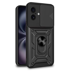 Capa COOL para iPhone 16 Hard Ring preto