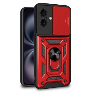 Capa COOL para iPhone 16 Hard Ring vermelho