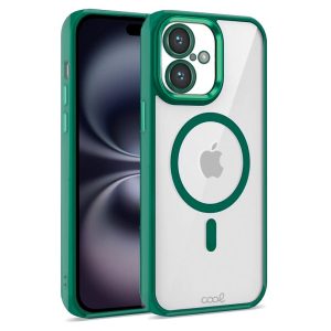 Capa COOL para iPhone 16 Magnética Borde verde