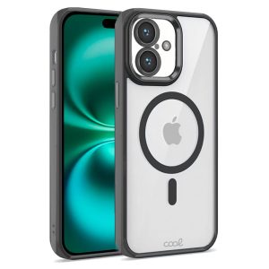 Capa COOL para iPhone 16 Plus Magnética Borde preto