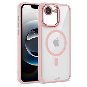 Capa COOL para iPhone 16e Magnética Borde Rosa