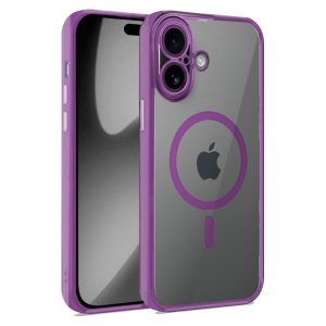 Capa COOL para iPhone 17 Magnética Borde Violeta