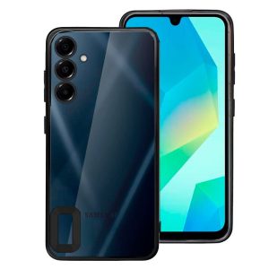 Capa COOL para Samsung A165 Galaxy A16 / A16 5G Borde Metalizado (Negro)