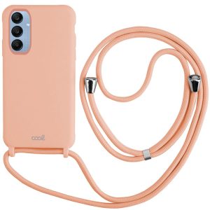 Capa COOL para Samsung A256 Galaxy A25 5G Cordón Liso Rosa