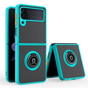 Capa COOL para Samsung F711 Galaxy Z Flip 3 Hard Anilla Celeste