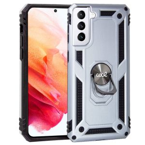 Capa COOL para Samsung G990 Galaxy S21 Hard Anilla Prata