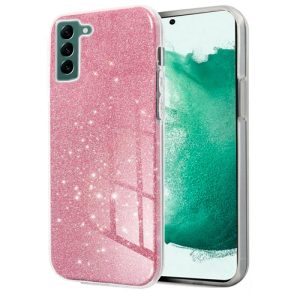 Capa COOL para Samsung S906 Galaxy S22 Plus Glitter Rosa