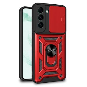 Capa COOL para Samsung S906 Galaxy S22 Plus Hard Ring vermelho