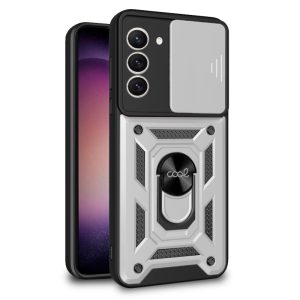 Capa COOL para Samsung S916 Galaxy S23 Plus Hard Ring Prata
