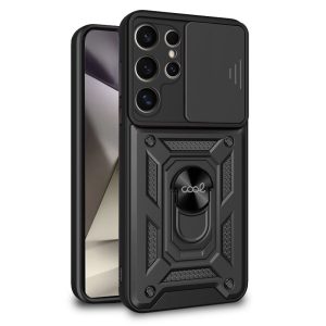Capa COOL para Samsung S928 Galaxy S24 Ultra Hard Ring preto