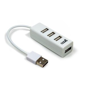 Hub USB 2.0 Universal COOL 4 Puertos USB branco
