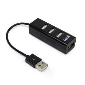 Hub USB 2.0 Universal COOL 4 Puertos USB preto