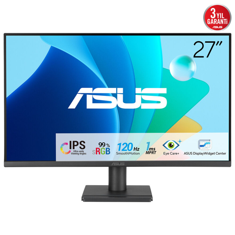 ASUS VA279HG Ecrã para PC 68,6 cm (27") 1920 x 1080 Pixeles Full HD LCD preto