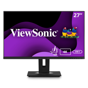 Viewsonic VG Series VG2756-4K Ecrã para PC 68,6 cm (27") 3840 x 2160 Pixeles 4K Ultra HD LED preto
