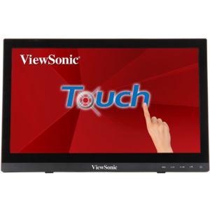 Viewsonic TD1630-3 Ecrã para PC 39,6 cm (15.6") 1366 x 768 Pixeles HD LCD Ecrã táctil Multi-usuario preto
