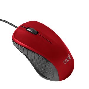 Ratón COOL USB Wired vermelho
