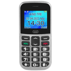 Trevi Max 20 4,5 cm (1.77") 160 g Prata Telefone para pessoas idosas