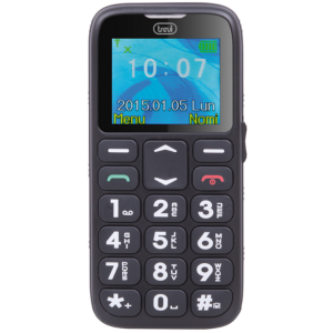 Trevi Sicuro 10 4,5 cm (1.77") preto  Telefone para pessoas idosas
