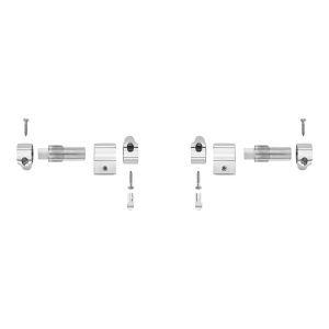 Kit conjunto dobradiças para tampa de sanita fecho suave roca vários modelos ai0001200r roca