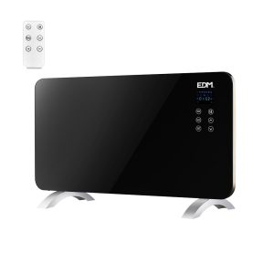 Aquecedor convector com frontal de vidro 1500 w