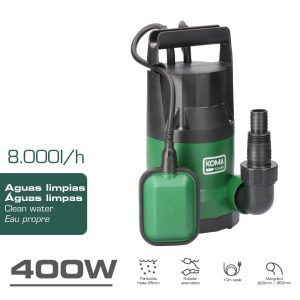 Bomba de drenagem de água limpa 400 w