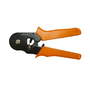 Alicate de cravar terminais elétricas, presagem hexagonal 0,25 - 06,00 mm²