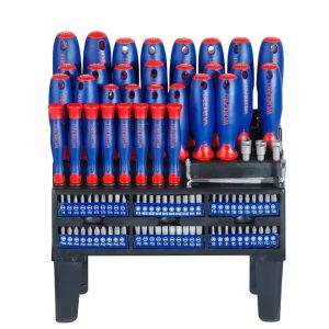 Chave de fendas cr-v, jogo de 100 peças