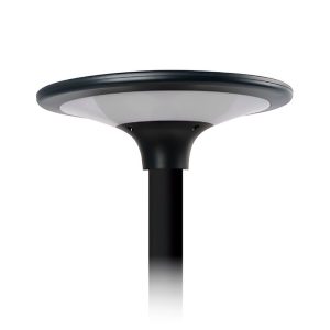 Luz solar led preta, ip65, 20 w 2300 im 4000 k