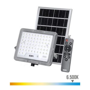 Foco projetor solar slim 400 w 3500 lm 6500 k luz fria