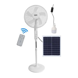 Ventoinha solar com pé 25w edm