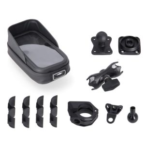 Suporte Telemóvel / GPS Universal SW Motech - Kit Completo Resistente às Intempéries