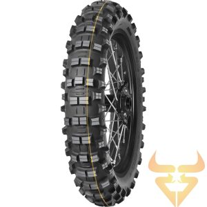 Pneu Mitas TERRA FORCE-EF 140/80-18 70R TT Super Yellow - Alta Performance Enduro