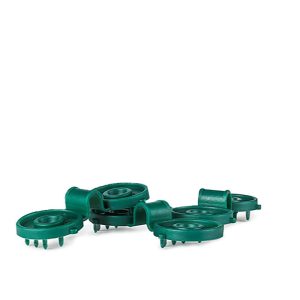 Grampos para malha de ocultação, verde, 600 unidades