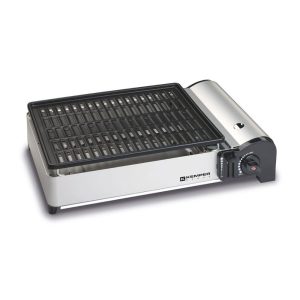 Churrasqueira portátil a gás para camping