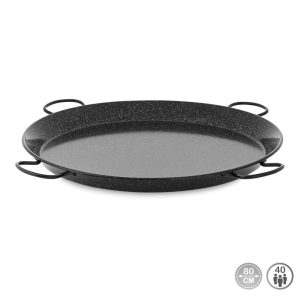 Frigideira "paella valenciana" aço esmaltado ø80cm (40 pessoas) vaello