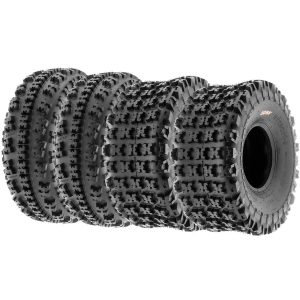 Kit Pneus Sun-f A027 20x10-9 6t / 21x7-10 6t - Réplica Maxxis para Moto 4