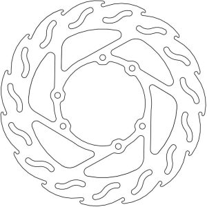 Disco Travao Frente T/ Flor Moto-master Yamaha Dtr 125